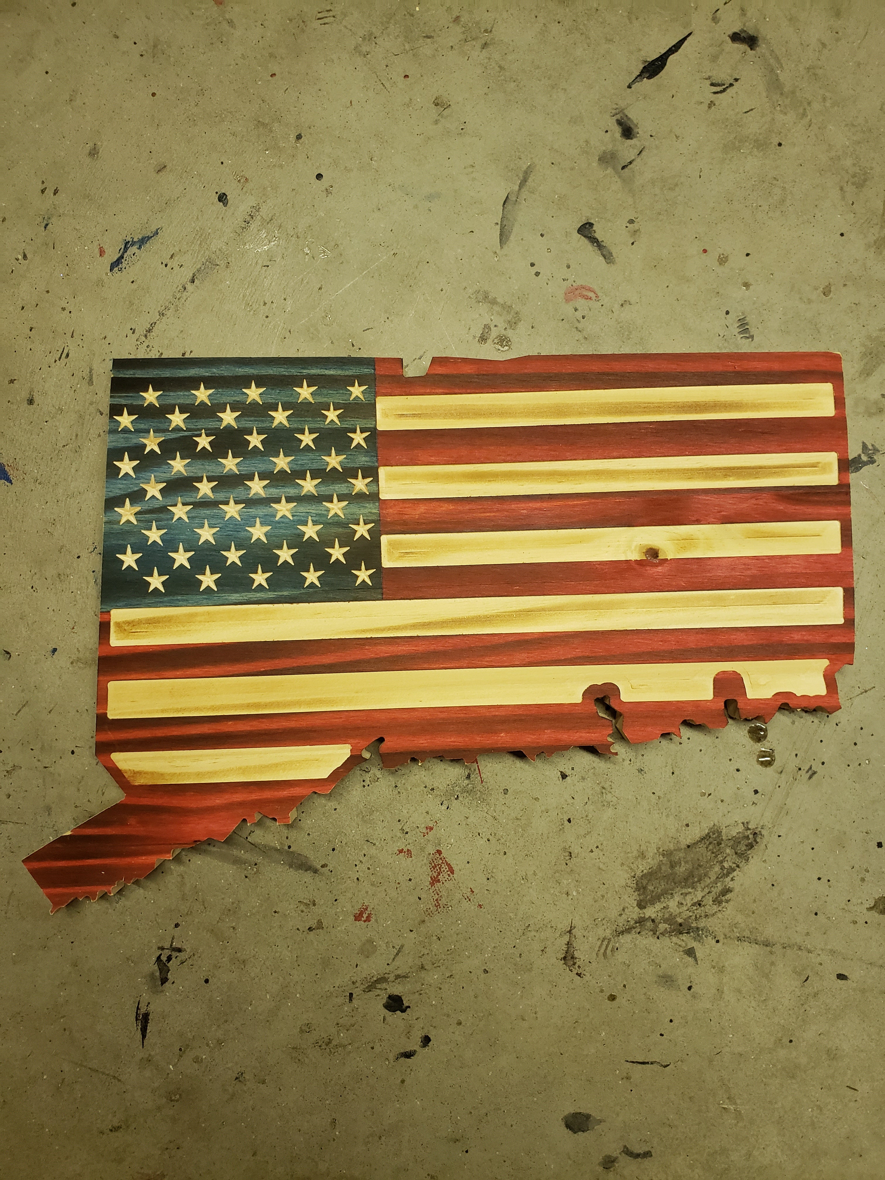 European Deer Mount Plaque - Personalized - Any State