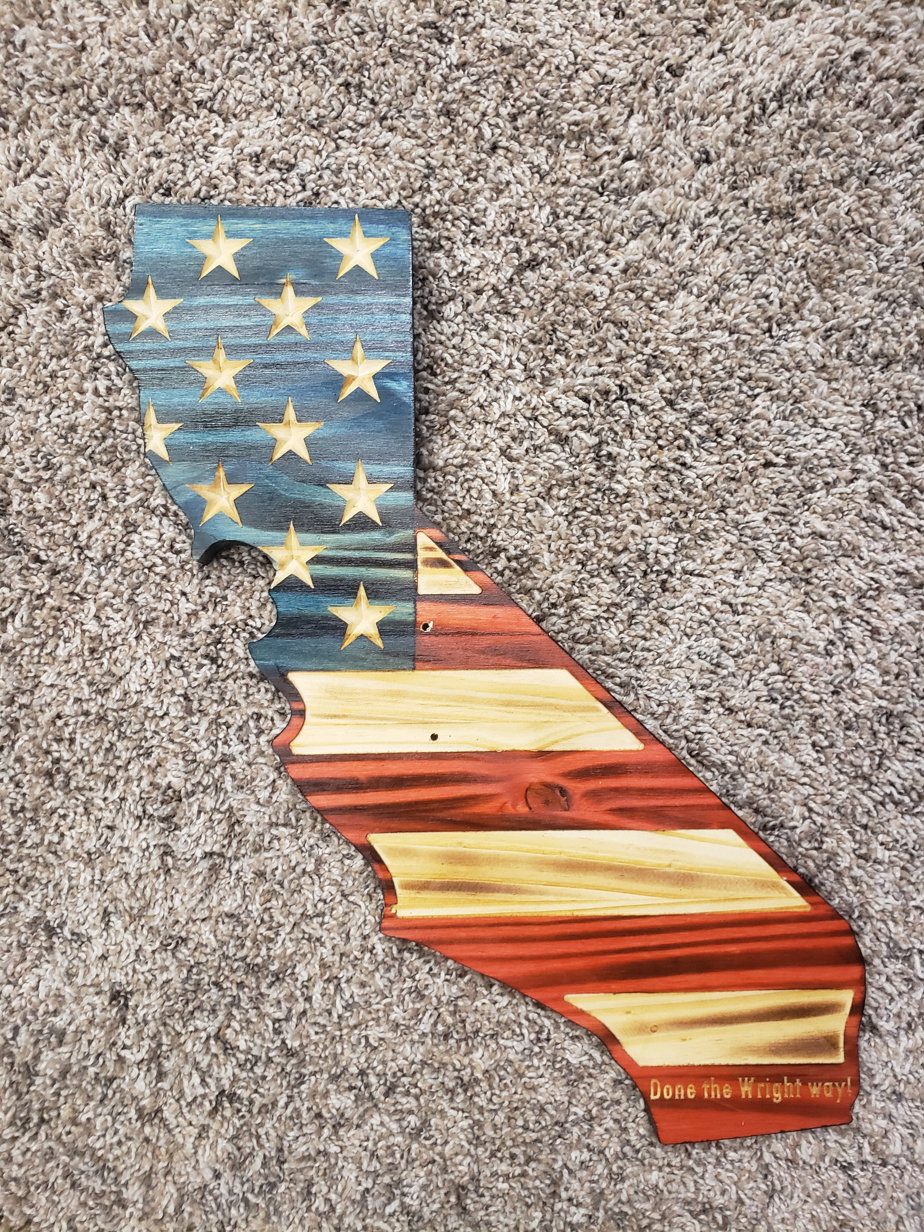 European Deer Mount Plaque - Personalized - Any State