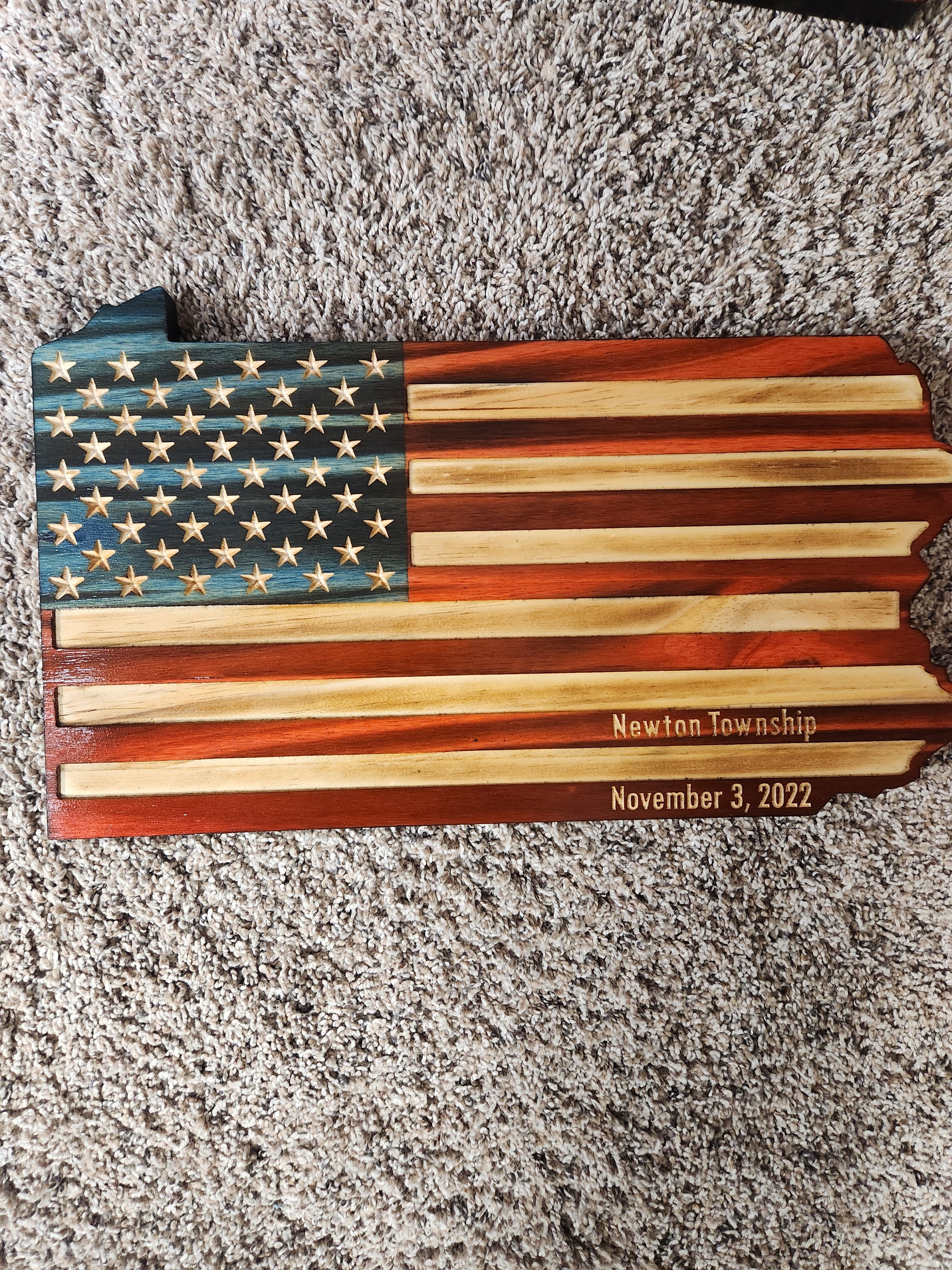 European Deer Mount Plaque - Personalized - Any State