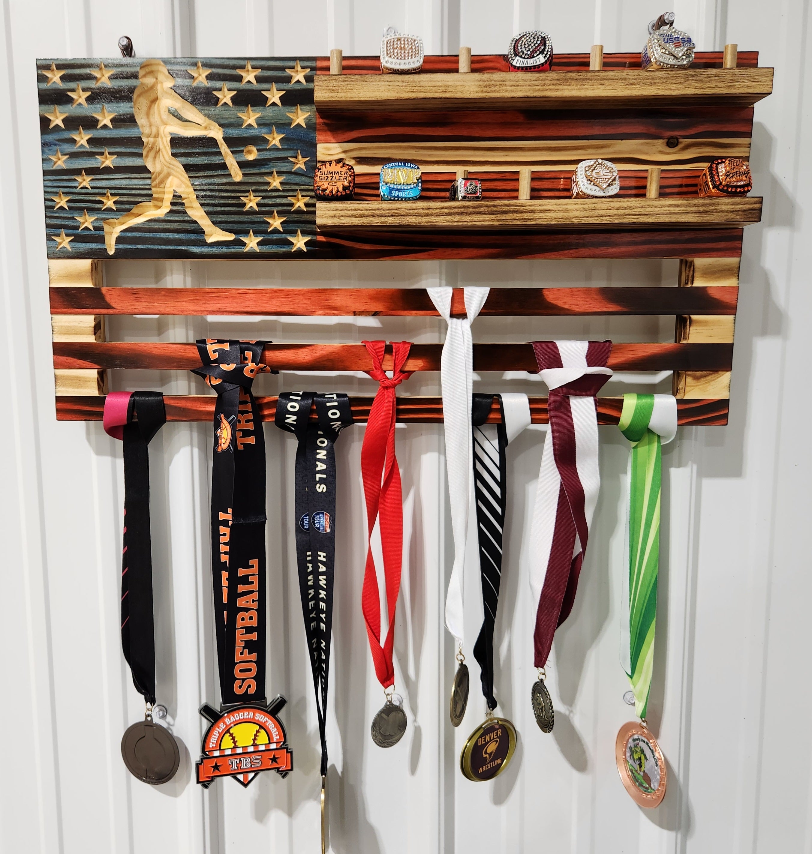 Kids Sports Display         Medals, Rings, Trophies
