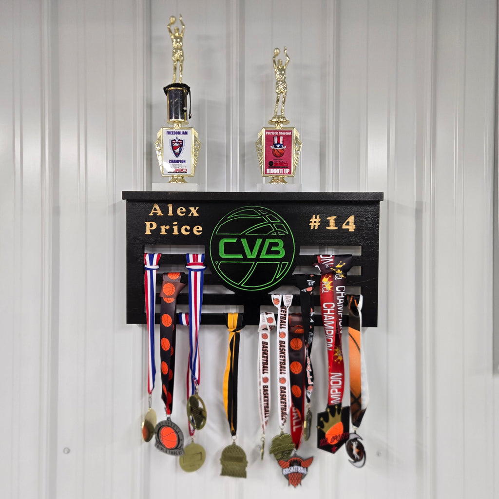 Kids Sports Display         Medals, Rings, Trophies
