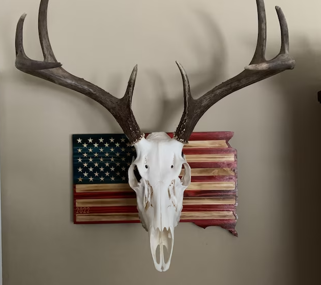 European Deer Mount Plaque - Personalized - Any State