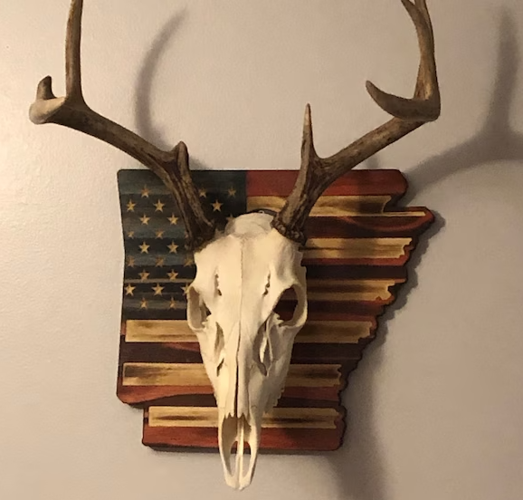 European Deer Mount Plaque - Personalized - Any State