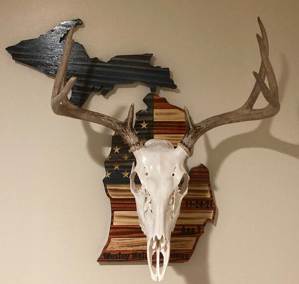 European Deer Mount Plaque - Personalized - Any State